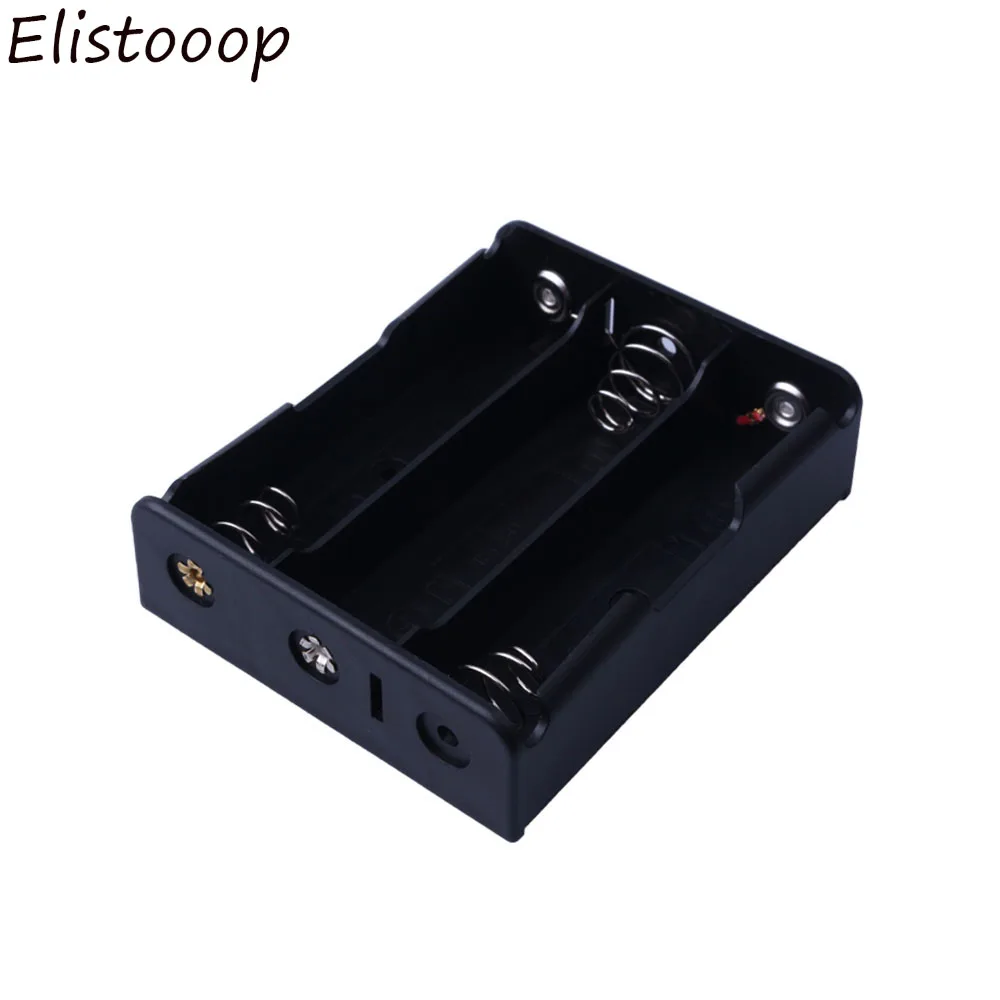 Высококачественный черный пластиковый чехол для аккумулятора 18650 ящик хранения