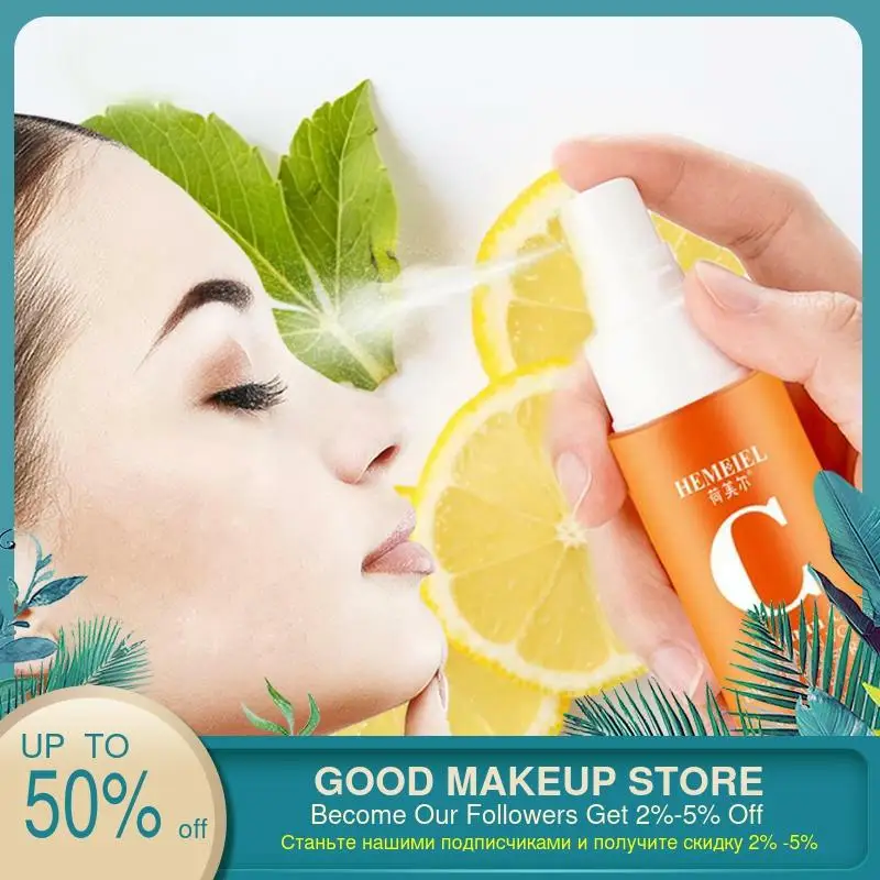 Тоник с витамином С 100% чистый Осветляющий спрей увлажняющая сыворотка для лица