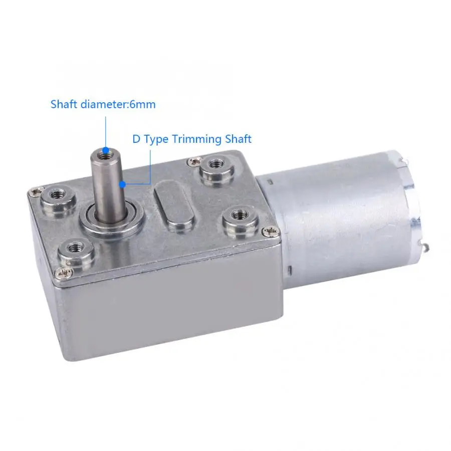 DC Gear Motor Micro Speed Reduction Worm 5/10/20/25/30/40/50/100/200RPM for Automation Equipment | Обустройство дома