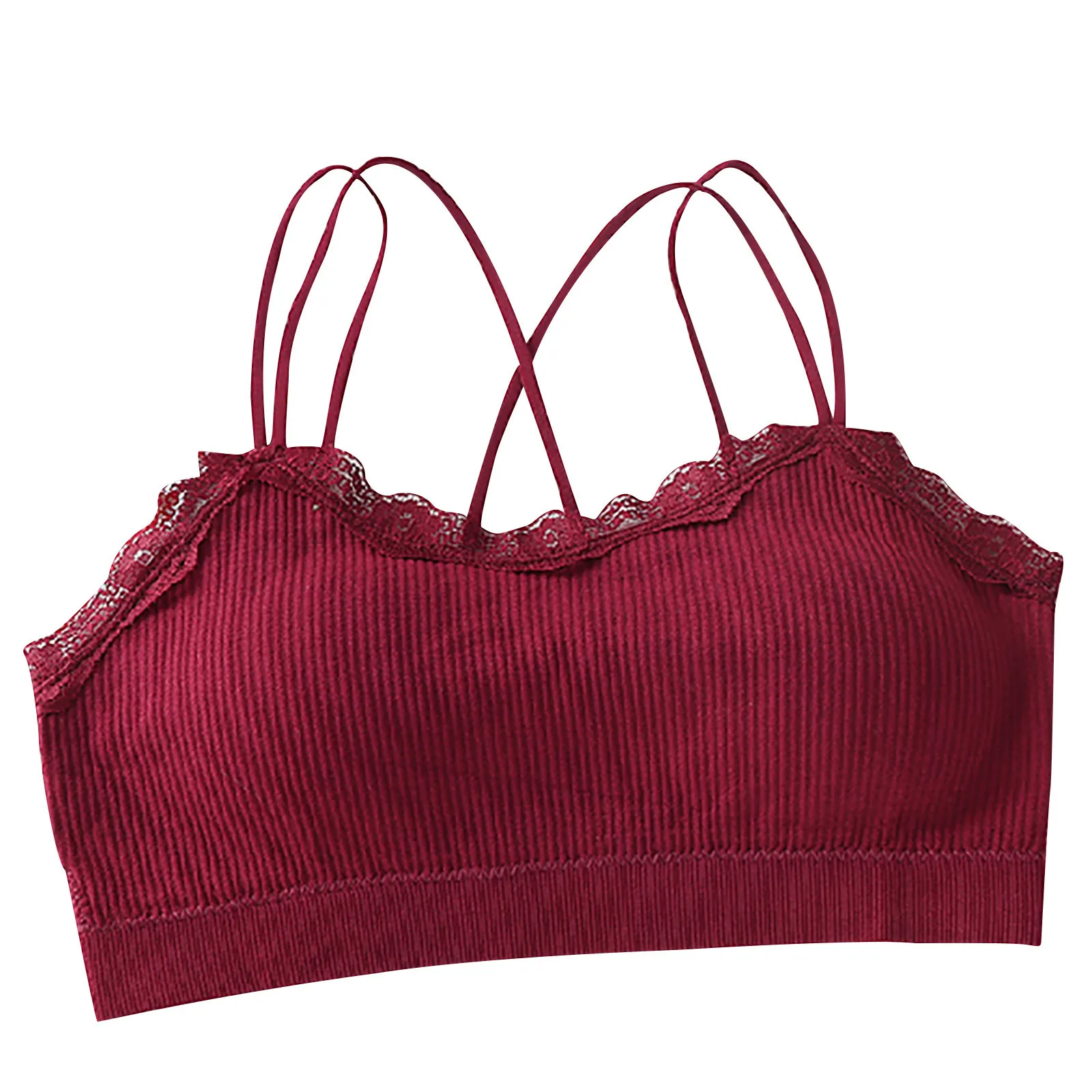 

Top Fashion Ladies Sleeveless Strapless Fashion Women Sleeveless Casual Vest Sexy Chest Pad Movement Short Tank Tops