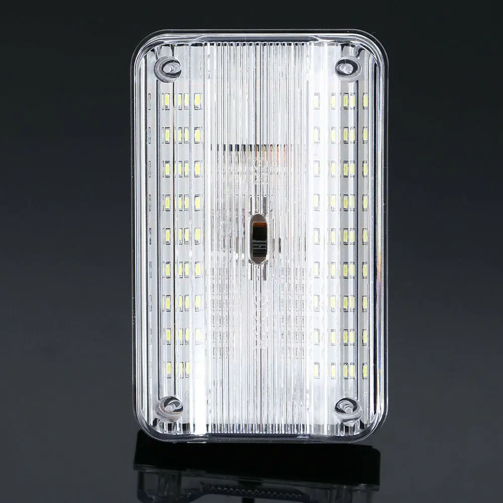 

Interior Car roof light Dome Ceiling Reading Trunk Lamp Transparent White