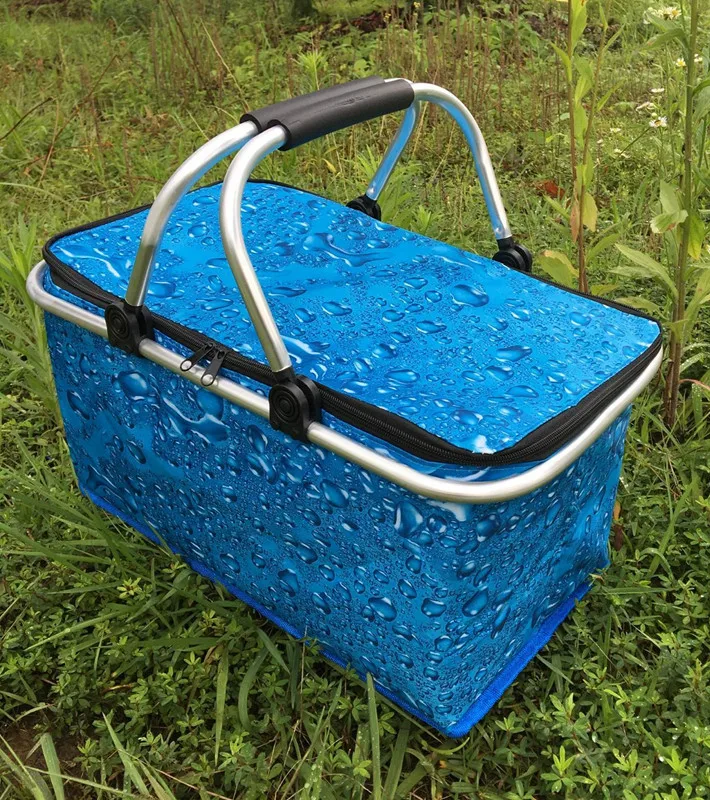 Складные сумки для пикника и кемпинга на 30 л изолированный охладитель крутая