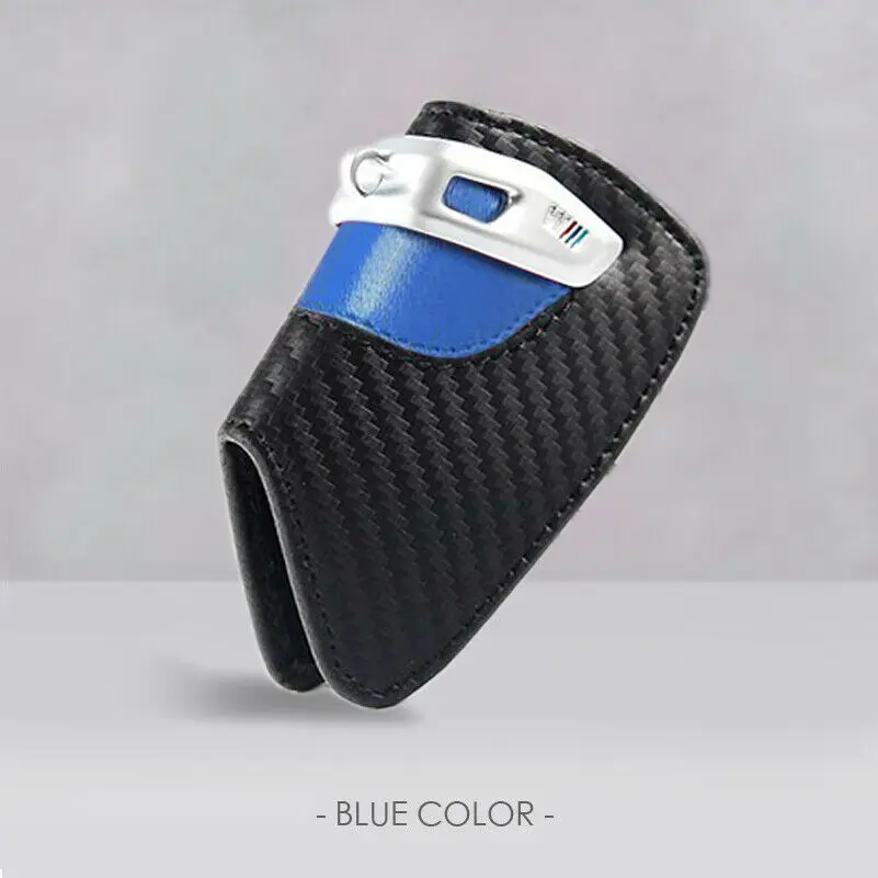 Кожаный чехол для автомобильных ключей из углеродного волокна /// M BMW 2 серии New X5 X6