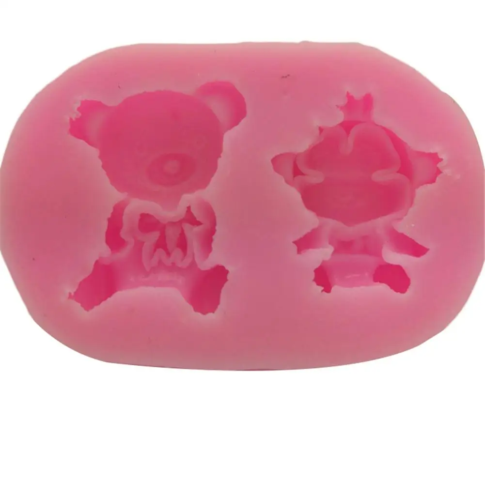 3D Обезьяна Медведь Силиконовое Мыло Форма для тортов фондана форма шоколада торт