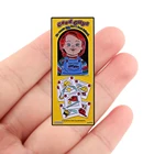 Брошь с эмалью в виде фильма ужасы, для женщин и мужчин