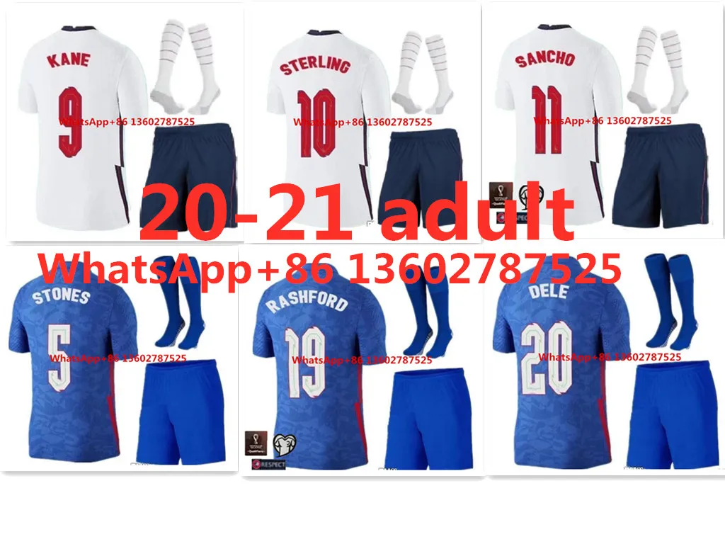 Костюм и носки национальной сборной Англии 20 21 2020 лучшее качество Лучшая мужская