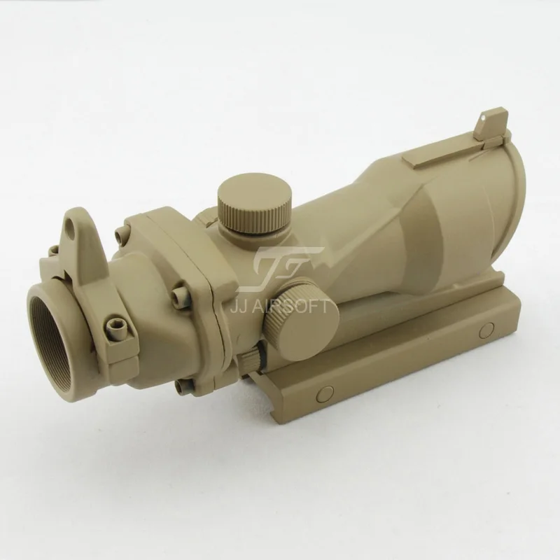 JJ страйкбол ACOG Стиль 4x32 Объем с Killflash/Kill Flash (черный/загар) Бесплатная доставка