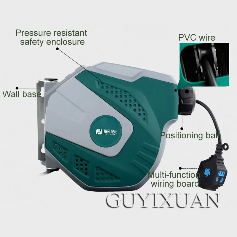 Пневматическая катушка для шланга автоматический телескопический подвесной