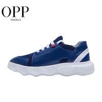 opp mens shoes cow leather flats fashion shoes genuine leather lace up sports shoes mens casual footwear sneakers