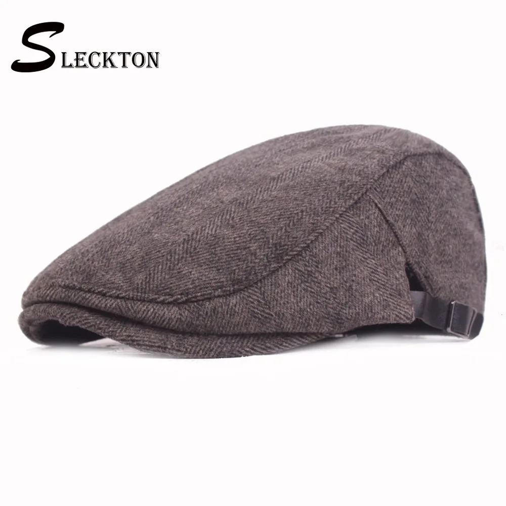 SLECKTON Fedora полосатый берет шапки для мужчин и женщин остроконечная Кепка Newsboy
