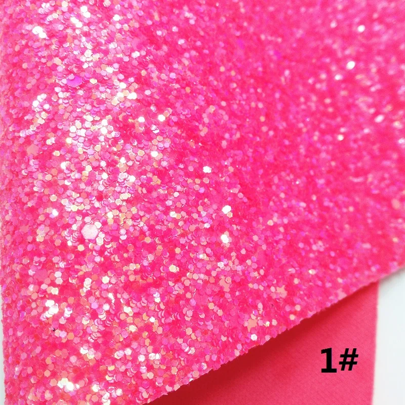 Розовая блестящая ткань Гладкая лакированная искусственная кожа синтетическая