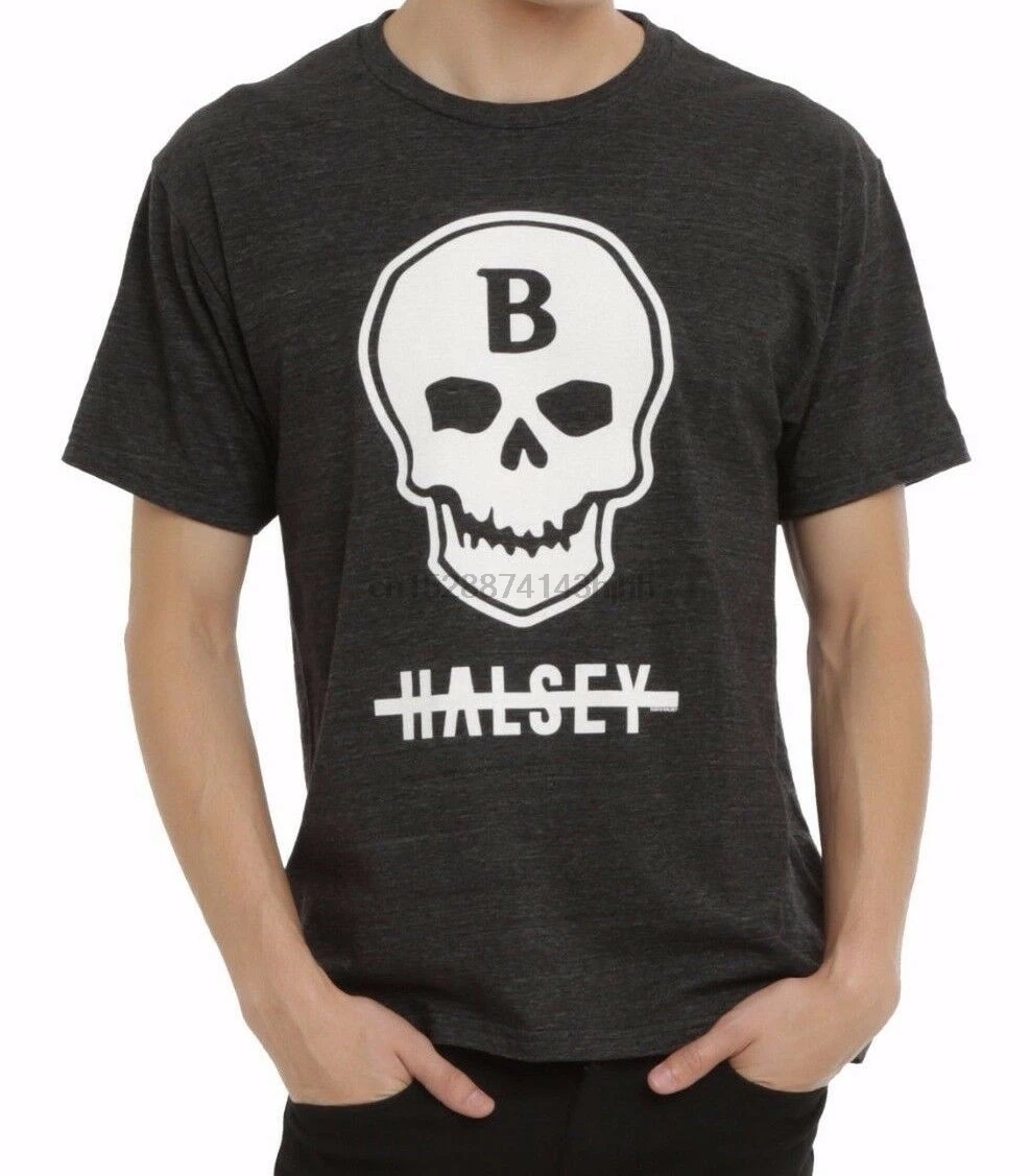 

Halsey BADLANDS B SKULL Logo T-Shirt NWT Authentic Licensed