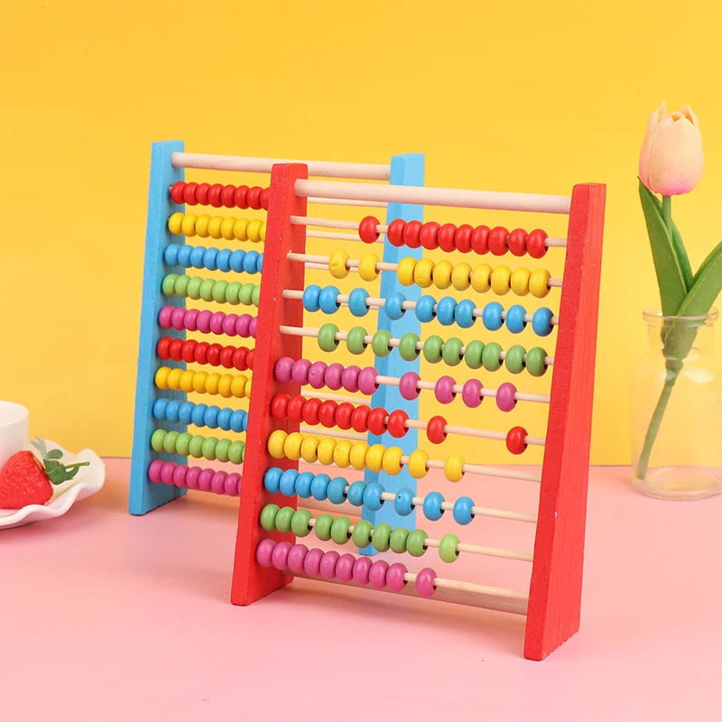 

Wooden Abacus Child Early Math Educational Learning Toy Calculat Bead Counting Kid Toys Intelligence Development