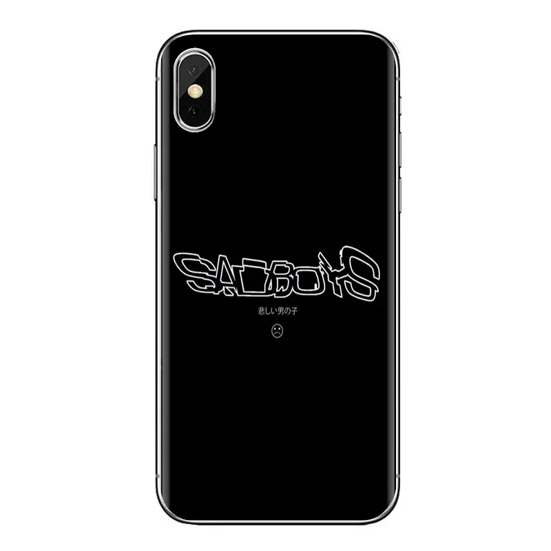 Мягкие чехлы с изображением забавных грустные парни SADBOYS логотип для huawei Honor 7X V10 6C