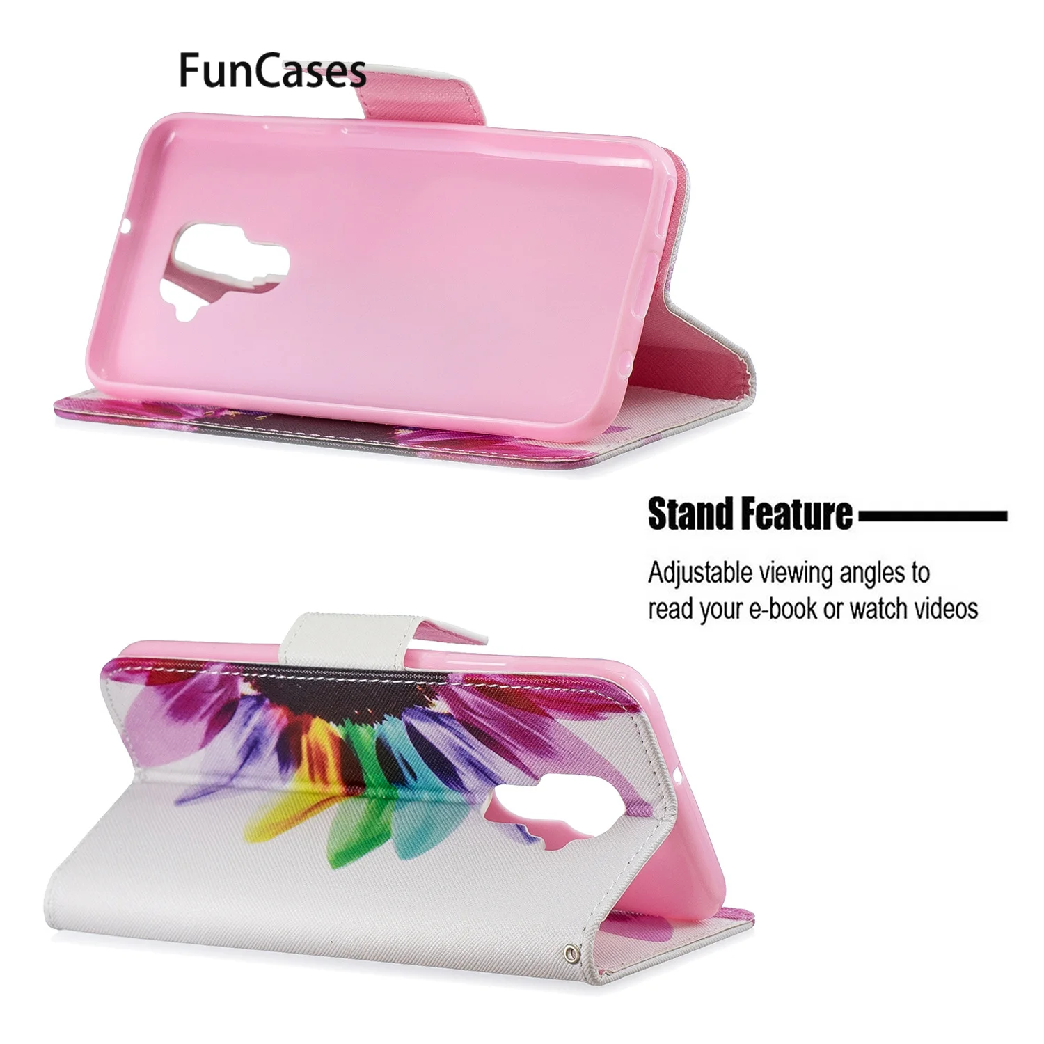 Bright Flip Cases For Huawei Nova 5i PU Leather Wallet Phone Cover Movil ajax P20 Lite 2019 Mate 30 4E 6 SE Pro | Мобильные телефоны