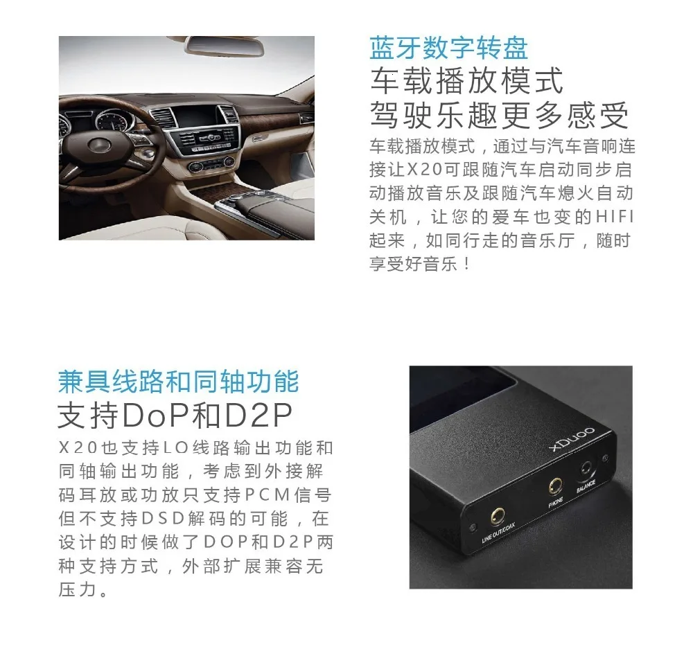 Новейший xDuoo X20 музыкальный плеер без потерь Профессиональный HiFi DSD Bluetooth 4,0 Mp3 плеер DAP поддержка Apt-X xDuoo X3 X10 X10T