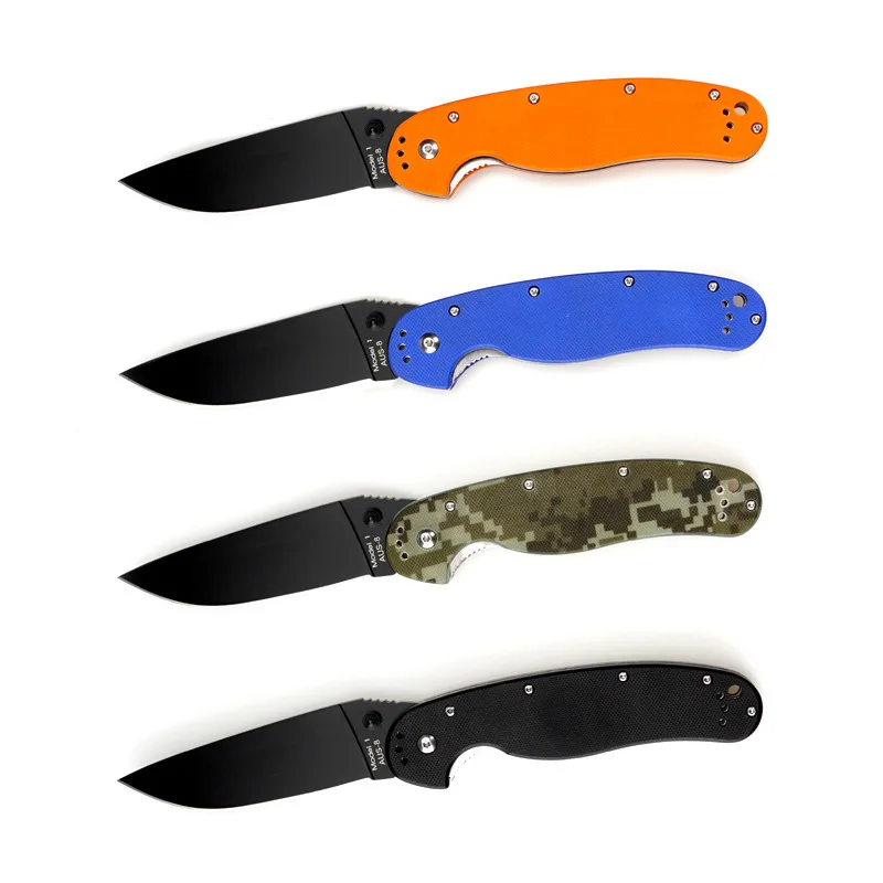 Крыса Карманный охотничий складной нож из Ножи AUS 8 тактическое Выживание