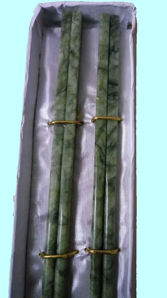 Натуральные палочки для еды из ланьтяного нефрита | Дом и сад