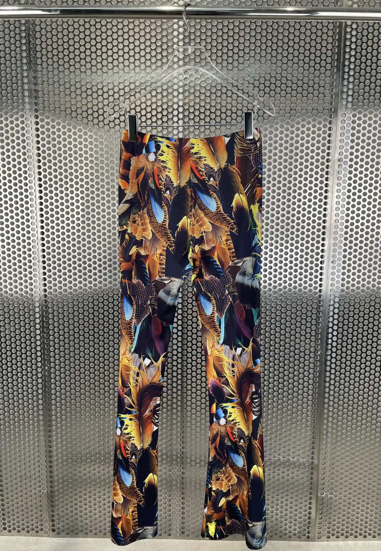 

2021 Spring and Summer New Printed Slim Trendy Trousers Woman Pants