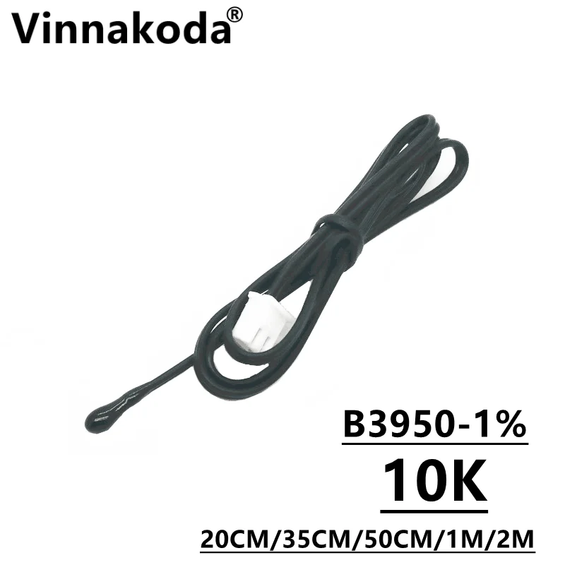 1 шт., датчик температуры NTC B3950, 10K, 1% Φ зонд для кондиционирования воздуха 20/35/50 см, 1/2 м