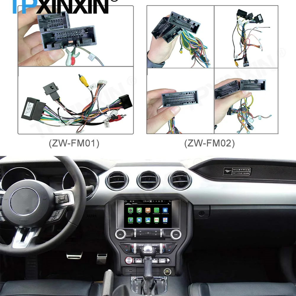 Автомобильный радиоприемник Tereo с экраном Android 13 для Ford Mustang 2015 2016 2017 2018 2019 2020