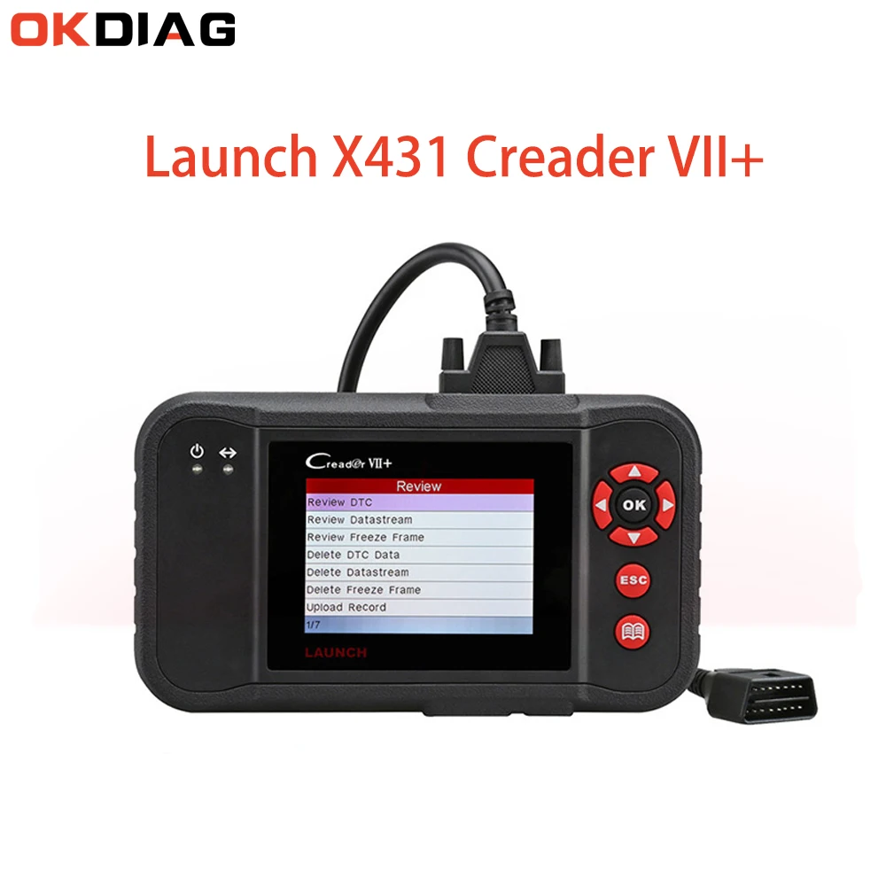 

Диагностический сканер Launch X431 Creader VII + plus