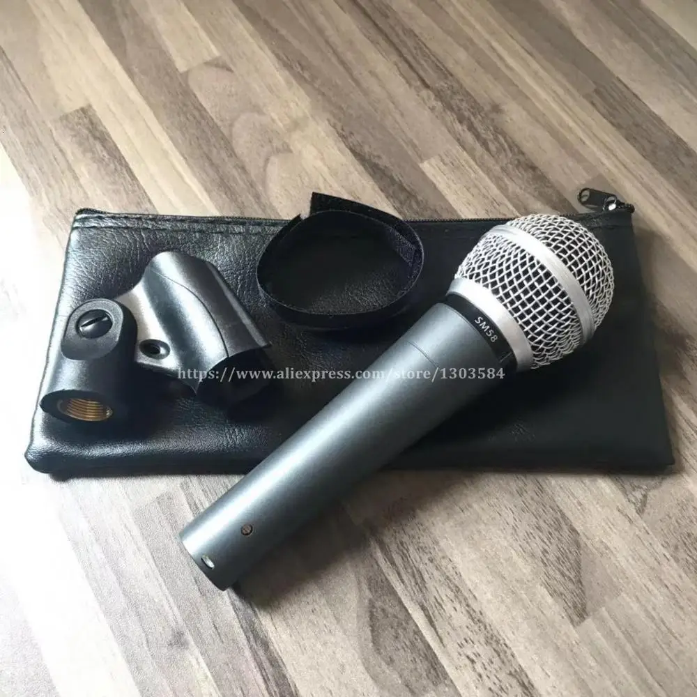 Высокое качество версия SM58 58LC SM58LC Профессиональный кардиоидный динамический ручной караоке проводной микрофон Микрофон Microfono Mic