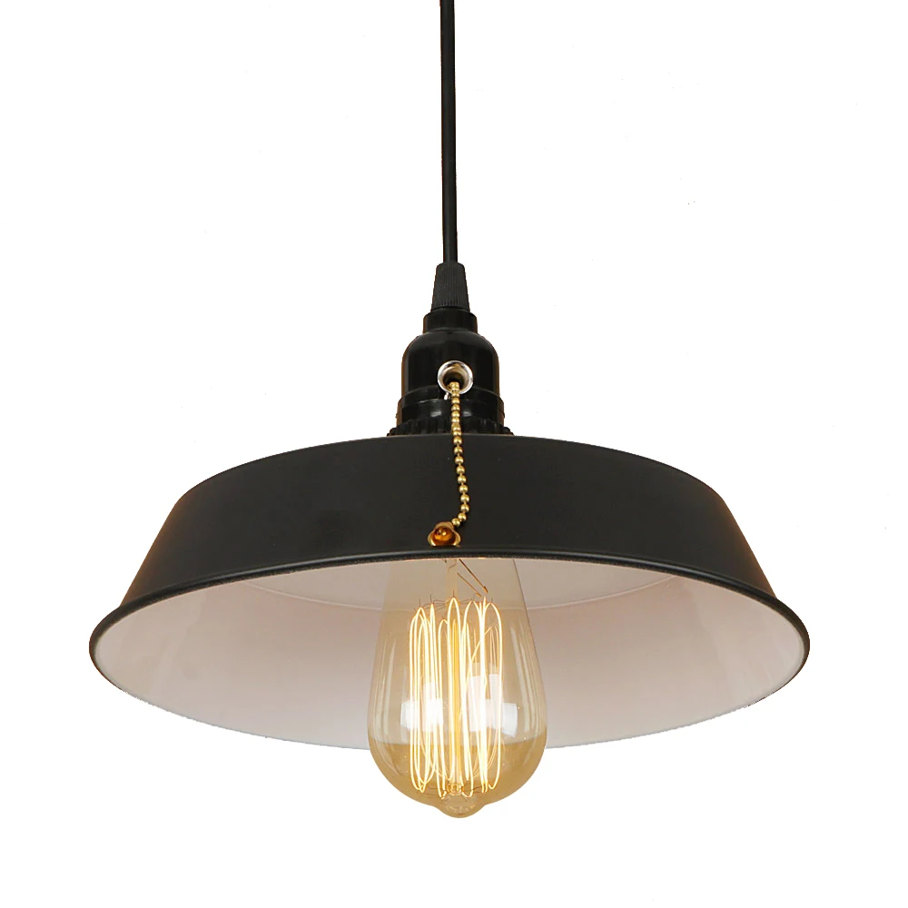Ретро Лофт железный подвесной светильник светодиодный E27 промышленная Новинка