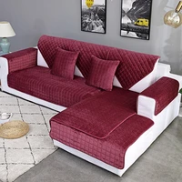 thicken plush fabric sofa cover lace slip resistant slipcover seat european style couch cover sofa towel for living room decor