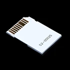 Адаптер для двух слотов для карт памяти, преобразователь для 2 карт Micro SD HC, Micro SD, TF, слот для карт памяти MS Pro Duo для PSP, белый чехол для игр