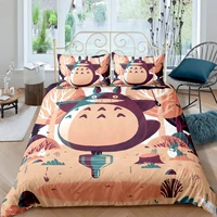popular anime totoro 3d bedding set duvet covers pillowcases comforter bedding sets bedclothes bed linen totoro bedding sets