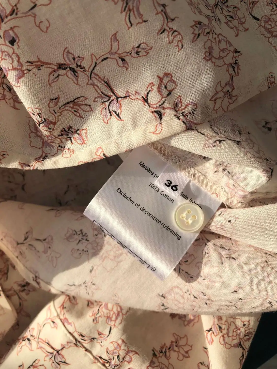 

Early Autumn Women Cotton Blouse Vintage Floral Printed O-neck Buttons Long Sleeve 2020 New Ladies Holiday Style Shirt