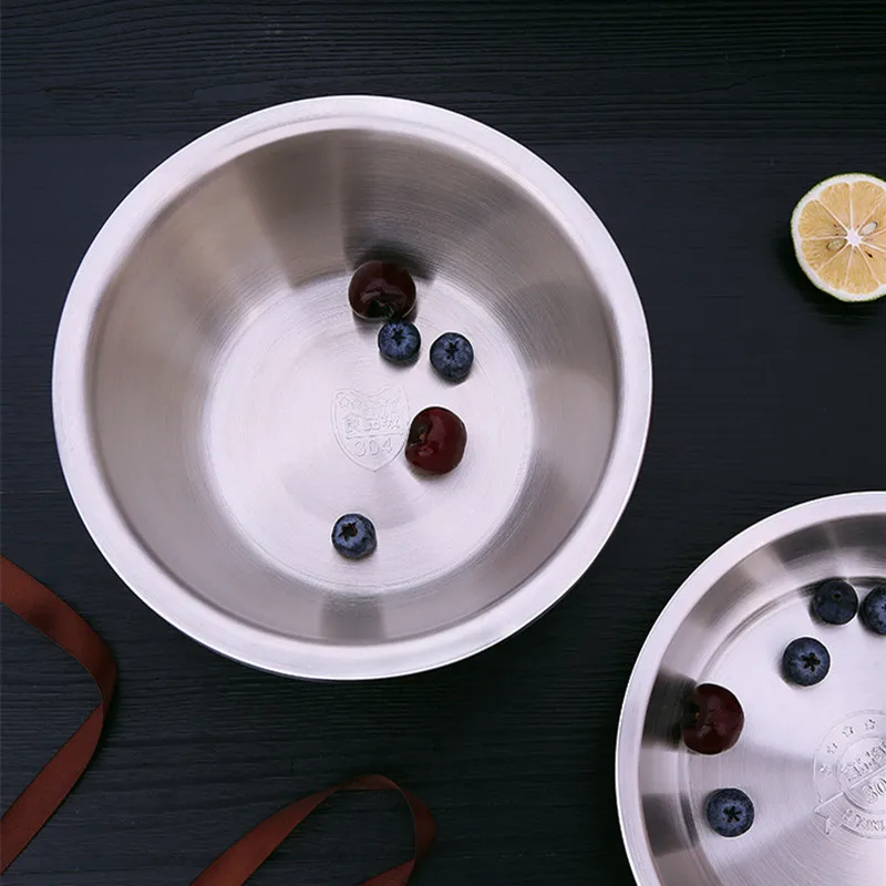 Круглая тарелка из нержавеющей стали 1 шт. принадлежности для кемпинга улицы дома