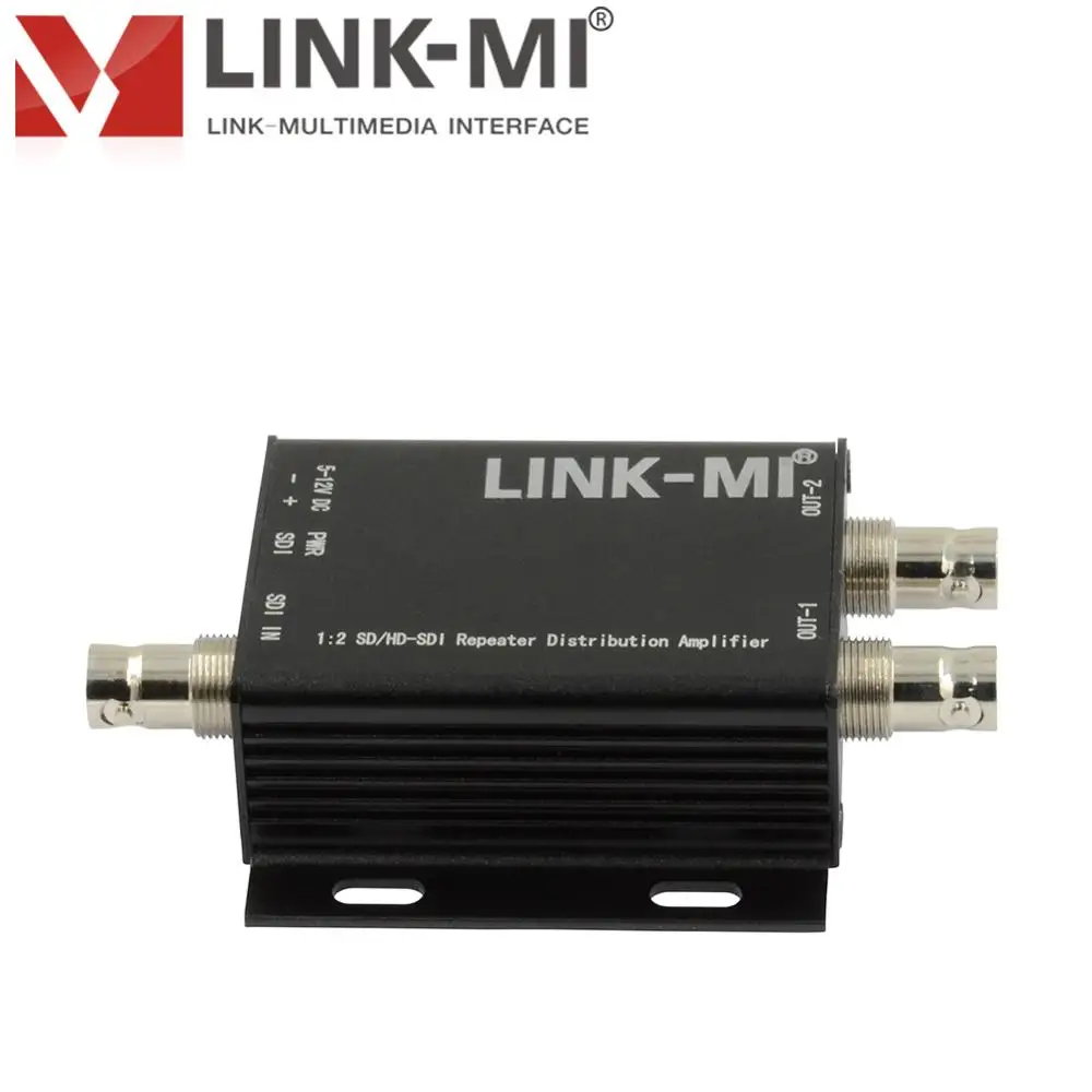 LINK-MI 1x2 SDI Разветвитель SDHD-SDI3G-SDI Повторитель сигнала Распределительный усилитель 300 м 400 м 1 в 2 выхода sdi преобразователь 1080p SDI (art.: 78476ec33) - 78476ec33