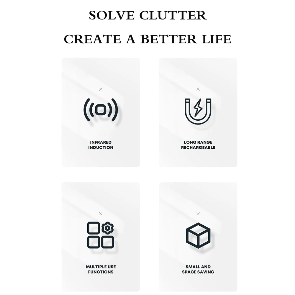 Портативная электрическая мусорная корзина 4 л интеллектуальная прямоугольная