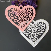 scrapbooking dies metal lace heart background cutting dies craft new 2017 embossing stamps stencils paper card making decor diy