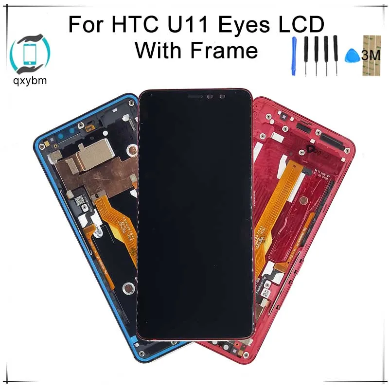 Для HTC Ocean Harmony U11 EYEs LCD с рамкой панель дигитайзер сенсор стекло ЖК-дисплей монитор