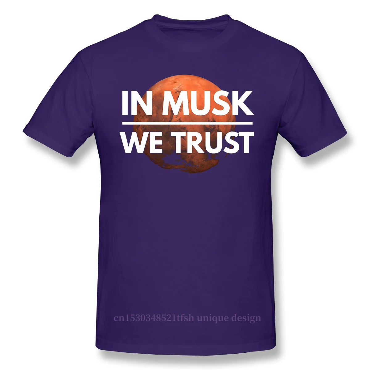 В мускус We Trust красного цвета из хлопка с принтом Детская футболка Camiseta Hombre