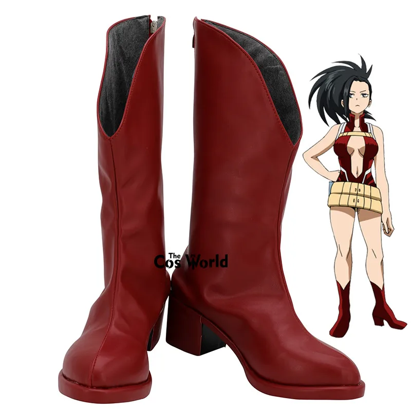 Ботинки для косплея моя геройская Академия Boku No Hero Yaoyorozu Momo аниме на заказ|Туфли| |