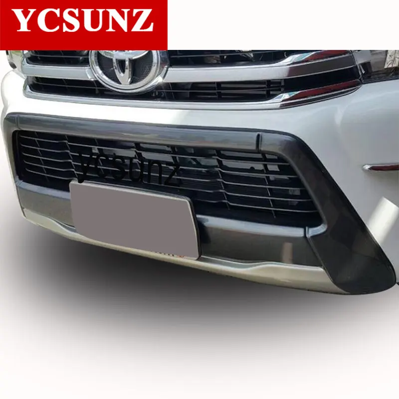 2015 2020 передний бампер для toyota hilux revo аксессуары внешние 2016 2017 2018 2019 2020|bumper for toyota|front