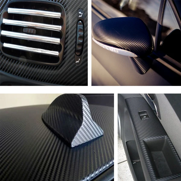 

Roll of Carbon Fiber Vinyl Car Wrap Sheet Roll Film stickers Decals Waterproof For Benz A Class For BMW E46 For Audi A4 For Golf