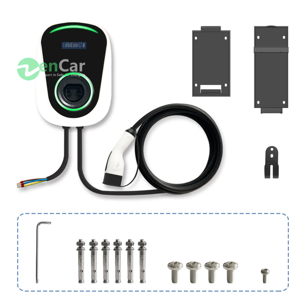 

Duosida wallbox 32A 7.2kw type 2 ev charging stations level 2 charger with WIFI IC Cards