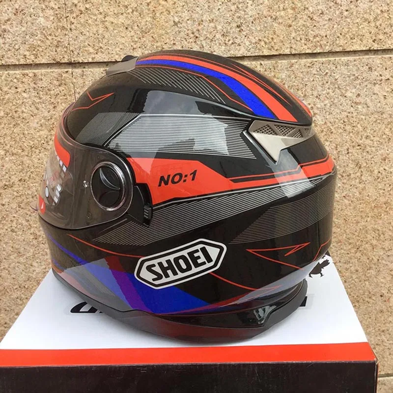 Шлем мотоциклетный с открытым лицом для мужчин и женщин двойными стеклами |