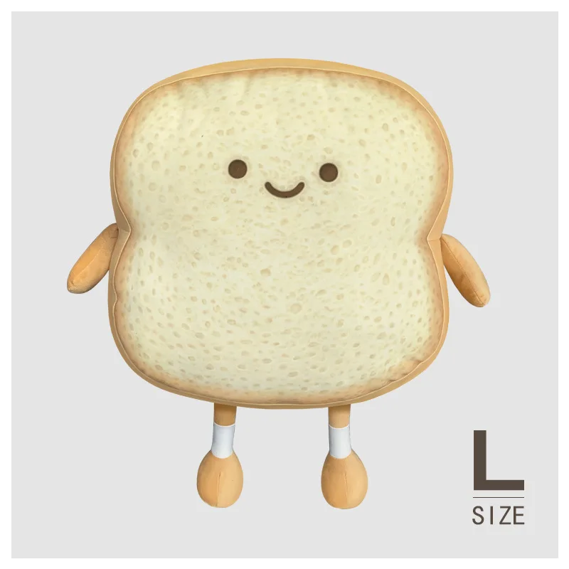 

Large toast pillow sofa coffee shop cushion funny expression doll cute cartoon cute pillow throw pillow throw pillows