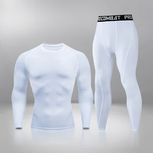 Winter Thermal Underwear Men Warm First Layer Man Undrewear Set Compression Quick Drying Second Skin in USA (United States)