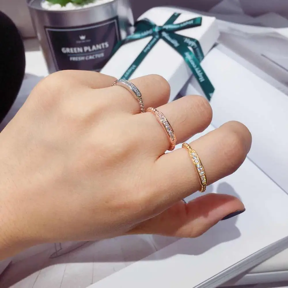 MANGOSKY Одежда высшего качества кубическое циркониевое кольцо для Для женщин|stainless