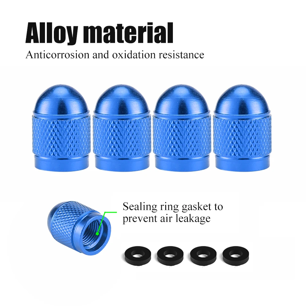 DSYCAR 4 комплекта Универсальный Автомобильный мотоциклетный колпачок клапана