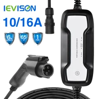 evse type 1 portable ev charging box cable switchable 1016a cee plug electric vehicle car charger with holder for hyundai