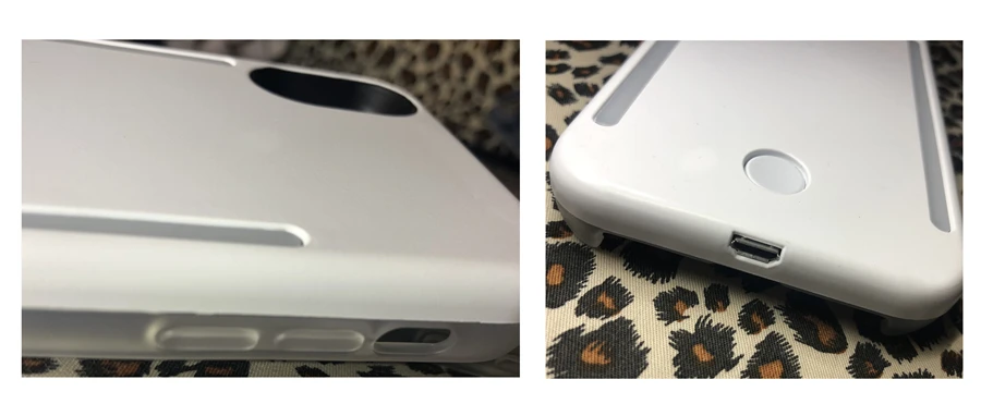 Светодиодный роскошный светящийся чехол для телефона для iPhone 6, 6s, 7, 8 Plus, X, идеальный селфи светильник, светящийся чехол для samsung S8, S9 plus, чехол