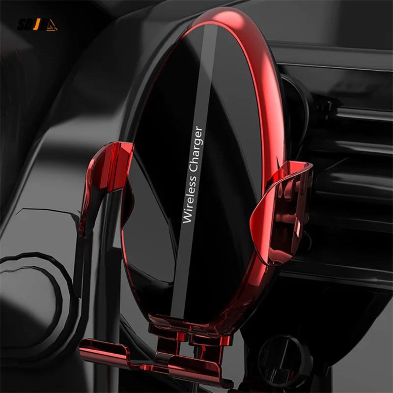 

Car Phone Holder 15w Wireless Charger Air Vent Mount Phone Car Holder Stand Intelligent Bracket For Iphone Samsung Huawei Millet